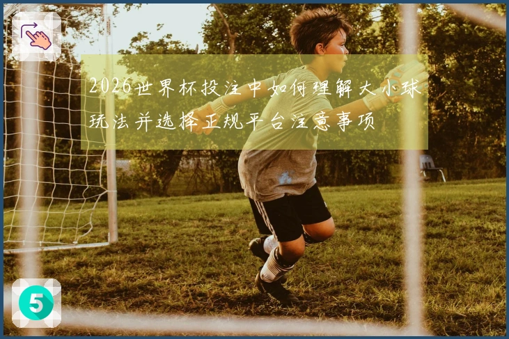 2026世界杯投注中如何理解大小球玩法并选择正规平台注意事项